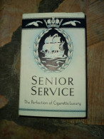 England Senior Service Paquet Rigide De 5 Cigarettes Vide - Publicité Air France - Sonstige & Ohne Zuordnung