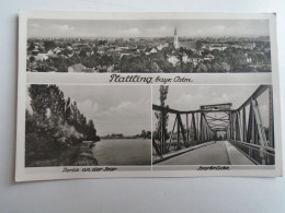 D196420  AK   Plattling / Bayer. Ostmark, Isar  - FOTO-AK - Plattling