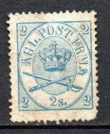 Col33 Danemark Denmark Danmark 1864 N° 11 Oblitéré Cote : 60,00€ - Used Stamps