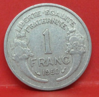 1 Franc Morlon Alu 1950 - TTB - Pièce Monnaie France - Article N°681 - 1 Franc