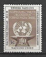 NATIONS - UNIES    -    1954 .  Y&T N° 27 * .   O. I. T. - Unused Stamps