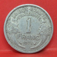 1 Franc Morlon Alu 1958 - TB - Pièce Monnaie France - Article N°685 - 1 Franc