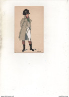 Par Rouillier - CPA -  Histoire Du Costume Français -  Empire 1807 -  Scan Du Verso - - Rouillier