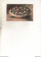 Par Petersen - CPA - Plat D'oeufs Avec Rubans - Paillettes - Joyeuses Paques - - Petersen, Hannes