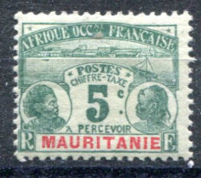 Mauritanie         Taxe N° 9 * - Neufs