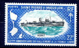 Saint Pierre Et Miquelon      414 ** - Nuevos