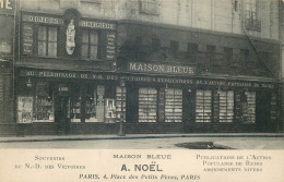 PARIS  2eme Arrondissement  Maison BLEUE A.NOEL 4 Place Des Petits Pères ( Objets Religieux ) - Arrondissement: 02