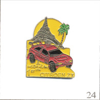 Pin's Compétition / Rallye Paris-Dakar 1994 - Citroën ZX (P.Lartigue & M.Périn) Avec Tour Eiffel. Non Est. T980-24 - Rally