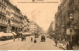 CP.  Bruxelles . Les Boulevards Du Centre. Boulevard Du Hainaut Et Boulevard Anspach - Lanen, Boulevards