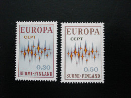 Finlande - Europa 1972 - Y.T. 665/666 - Neuf ** - Mint MNH - 1972