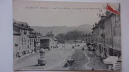 73 SAVOIE  CHAMBERY PLACE MONGE  PLACE CAFFE 1913 - Chambery