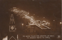 BRIGHTON  - MARINE PALACE PIER BY NIGHT - Brighton