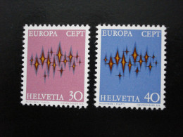 Suisse - Europa 1972 - Y.T. 899/900 - Neuf ** - Mint MNH - 1972
