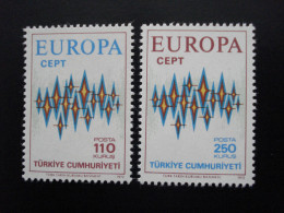 Turquie - Europa 1972 - Y.T. 2024/2025 - Neuf ** - Mint MNH - 1972