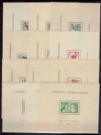 GRANDES SERIES COLONIALES - SERIE COMPLETE 24 BLOCS X TB - 1937 - 1937 Exposition Internationale De Paris