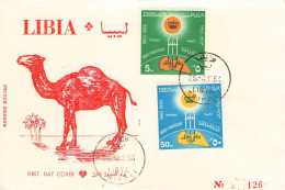LIBYA - FDC 26.4.1964 LIVYAN UNION / *308 - Libië