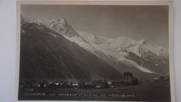 74 HAUTE  SAVOIE  CHAMONIX  CARTE PHOTO  VUE GENERALE ET CHAINE MONT BLANC  SARTORI PHOTO - Chamonix-Mont-Blanc