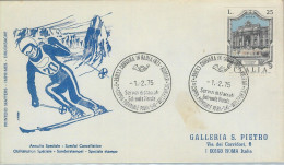 Delcampe - 75929 - ITALY - Postal History - EVENT Postmark Cover 1976 Paraskiing DISABILITY - Ski