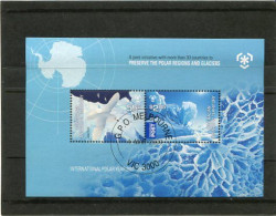 AUSTRALIA/AAT - 2009  PRESERVE THE POLAR REGIONS  MS  FINE USED - Blocks & Kleinbögen