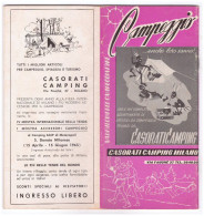 VADEMECUM DEL CAMPEGGIATORE - CASORATI CAMPING MILANO - To Identify