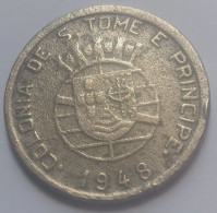 1 Escudo 1948 S. Tomé Rare - Sao Tome And Principe