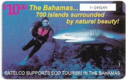 Bahamas - Batelco - Eco Tourism, Gem1A Symm. Black, 1996, 10$, Mint - Bahamas