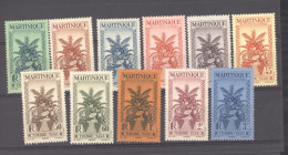 Martinique  -  Taxe  :  Yv 12-22  * - Timbres-taxe