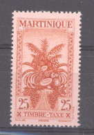Martinique  -  Taxe  :  Yv 25  ** - Impuestos