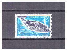 T.A.A.F.  . N ° 22   . 5  F  BALEINE     OBLITERE      .  SUPERBE . - Used Stamps