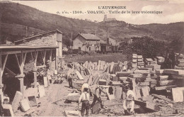 Volvic * Carrière Mine * Taille De La Lave Volcanique * Pierres - Volvic