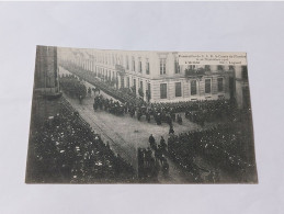 Cp Événements/ Funérailles De S.A.R. Le Comte De Flandre. L'Armée. N°7 Lagaert - Funeral