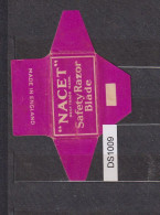 Old Vintage, Razor Blade Wrap, Enveloppe De Lame De Rasoir "NACET" (ds1009) - Hojas De Afeitar