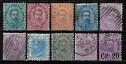 Italy Kingdom 1867/90  Used Lot HCV - Oblitérés