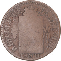 Monnaie, France, Sol Aux Balances Françoise, Sol, 1793, Strasbourg, TB, Bronze - Altri & Non Classificati