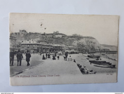 Carte Postale - The Esplanade Dover Showing Dover Castle Vers L'Hotel De Metz à Sierck En Lorraine ... Lot110 . - Dover