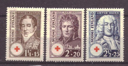 Finland 194 T/m 196 MNH ** Red Cross (1936) - Unused Stamps