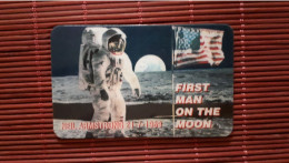 Neil Armstromg First Man On The Moon (Mint,New) 2 Scans Rare - Espace