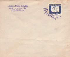 SWEDEN - LOKAL POSTEN - FDC 15.2.1945 STOOKHOLM / *329 - Emissioni Locali