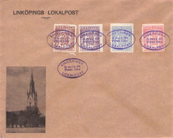 SWEDEN - LOKAL POSTEN - FDC 5.3.1945 LINKÖPING / *332 - Emisiones Locales