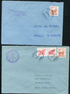 YUGOSLAVIA 1989 Covers Franked With Postal Services 220 D Single Franking And With 2 X 40 D.    Michel 2315 - Storia Postale