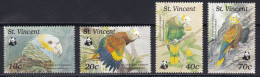 St Vincent, Fauna, WWF, Birds MNH / 1989 - Perroquets & Tropicaux