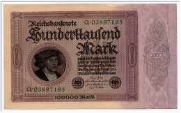 GERMANY,100,000 MARK,1923,P.83a,AU - 100000 Mark