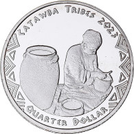 Monnaie, États-Unis, Quarter Dollar, 2023, Catawba Tribes.BE, SPL, Du - Conmemorativas