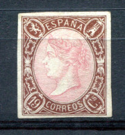 1865.ESPAÑA.EDIFIL 71*.NUEVO(MH)BUENOS MARGENES.CERTIFICADO CEM.CATALOGO 2000€ - Ungebraucht