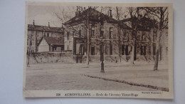 93  AUBERVILLIERS ECOLE AV VICTOR HUGO 1947 - Aubervilliers