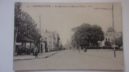 93  PIERREFITTE LA MAIRIE ET LA RUE DE PARIS - Pierrefitte Sur Seine