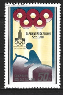 DPR KOREA. Timbre Oblitéré De 1979. Equitation Aux J.O. De Moscou. - Salto