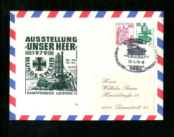 "BUNDESREPUBLIK DEUTSCHLAND" 1979, Privatganzsachenumschlag "BUNDESWEHR, UNSER HEER" SSt. "Solingen" (17289) - Enveloppes Privées - Oblitérées