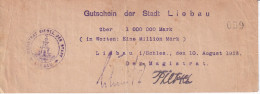 BILLETE DE ALEMANIA DE 1000000 MARK DEL AÑO 1923 (BANKNOTE) MUY RARO - 1 Miljoen Mark