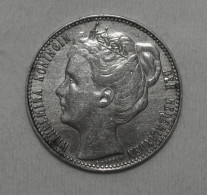 Silber/Silver Niederlande/Netherlands Wilhelmina, 1907, 1 Gulden VZ/XF - 1 Gulden